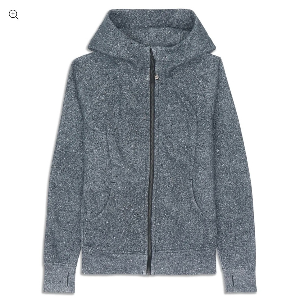 Lululemon Scuba hoodie jacket size 2 dark grey